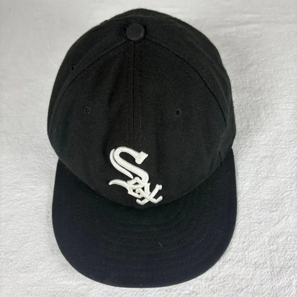 Chicago White Sox MLB Baseball Hat 2007-11 New Era 59FIFTY On Field Cap 7 1/2
